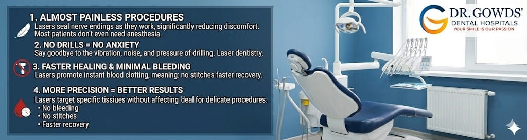 benefits of laser dentistry