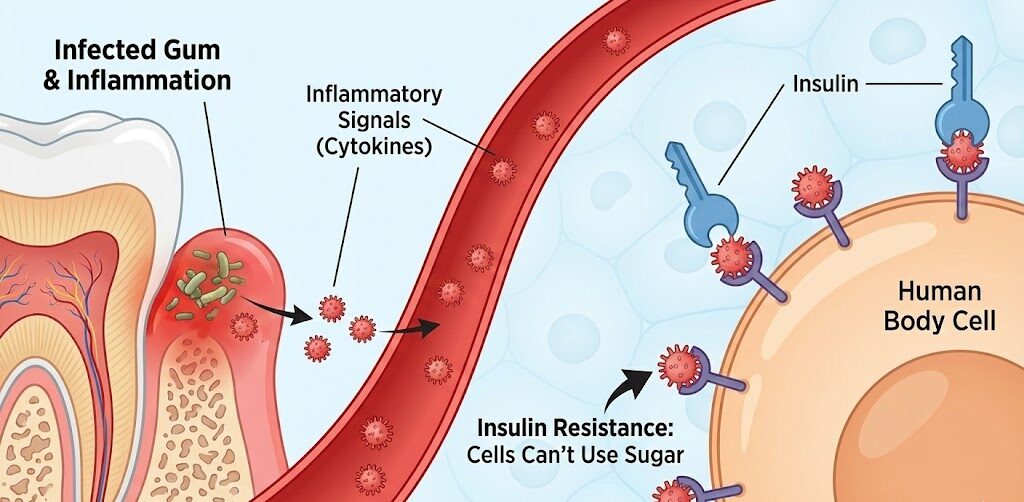 Does Gum Disease Affect Diabetes? The Truth Revealed how gum disease makes diabetes worse